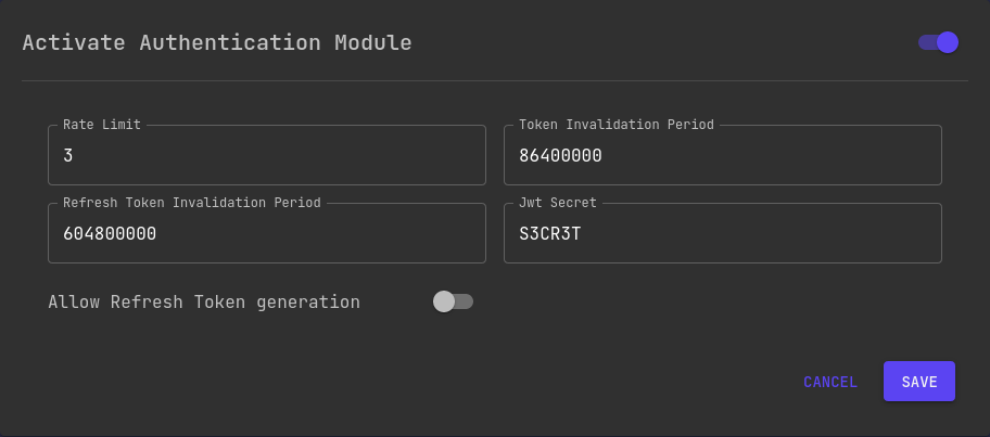 Enable sign-in method