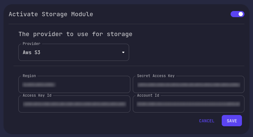 Configuration Edit Amazon