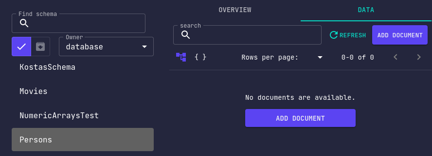 Document Manipulation View Empty