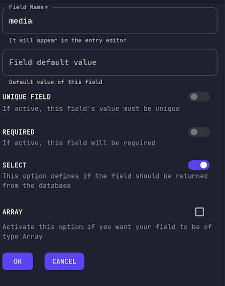 Introspection Edit Field